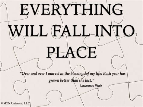 Everything Will Fall Into Place — Mtn Universal
