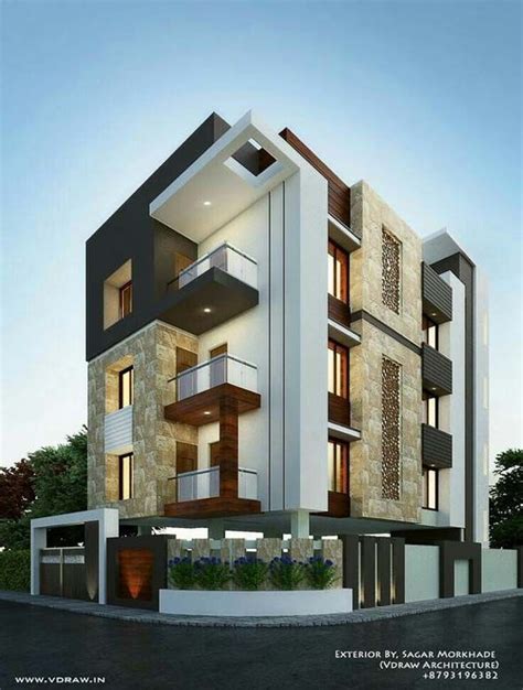 small apartment residential apartment exterior design