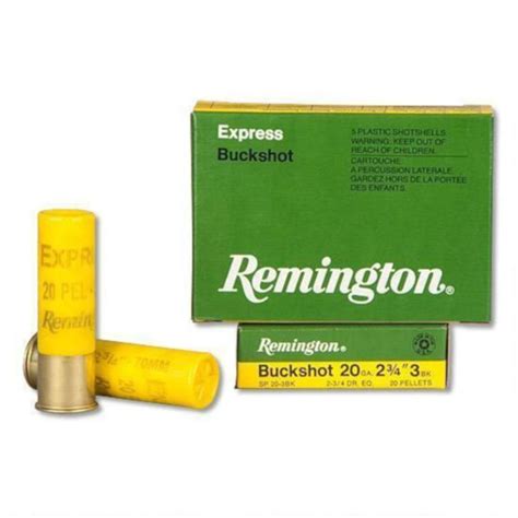 Bullseye North Remington Express Ammo 20 Gauge 2 34 3 Buckshot 20