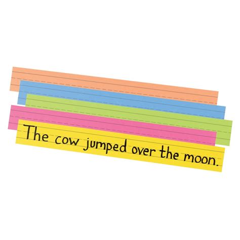 Super Bright Sentence Strips 100 Pack