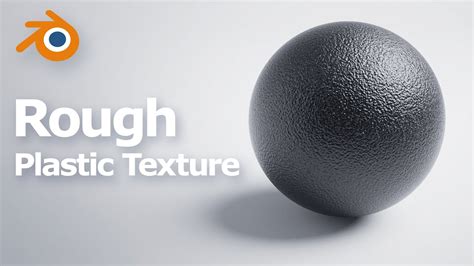 Blender Material Rough Plastic Texture With Grainy Surface Youtube