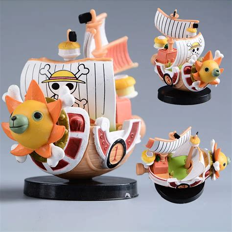 Japanese One Piece Thousand Sunny Pirate Ship Pvc Action Figure One