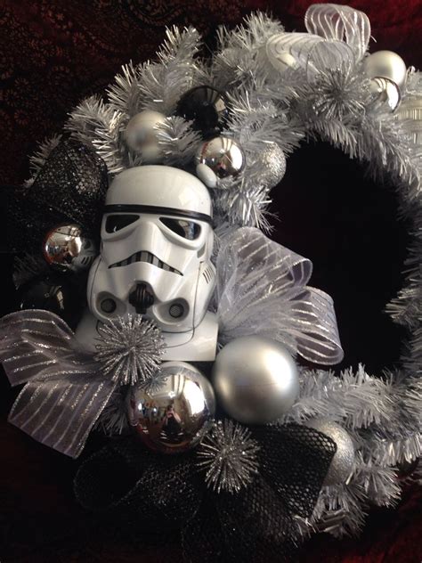 Star Wars Storm Trooper Wreath Geek Christmas Star Wars Christmas