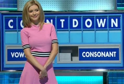 Countdowns Rachel Riley Red Faced After Host Nick Hewer Jokes About