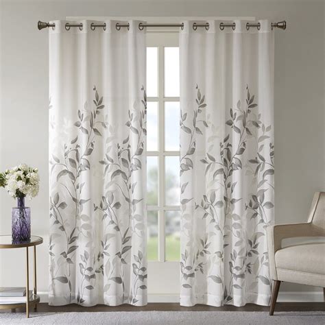 While you could choose a different colour or pattern compared to the interior design of your dining room, drapes must always complement that design in some way. Sheer Curtains for Bedroom, Modern Contemporary Linen ...