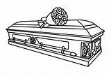 Casket Drawing Coffin Drawings Goodwin Paintingvalley sketch template