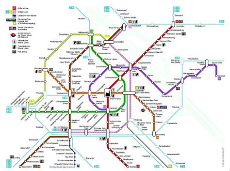 Mapa Metro De Viena