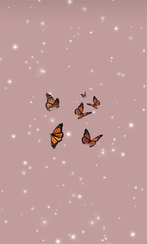 Pink Aesthetic Background Butterfly Aesthetic Butterfly Wallpaper