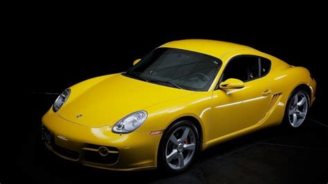 Buy Used 2007 Porsche Cayman S Speed Yellow Low Miles Stunning