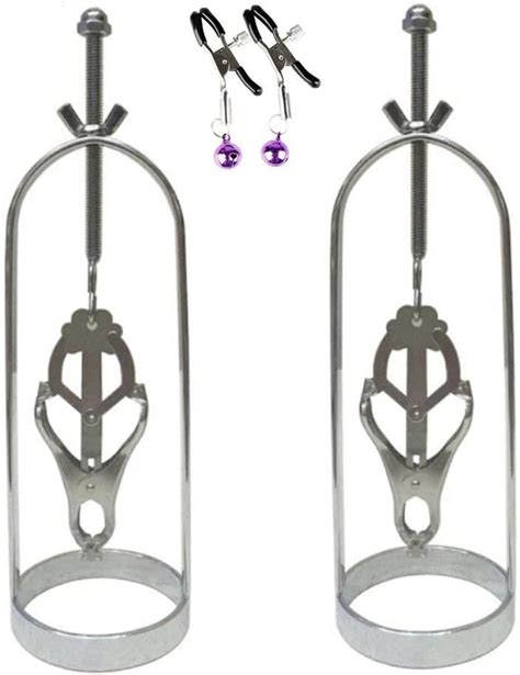 Clover Nipple Clamps Breasts Cage Heavy Duty Flirt Metal Clover