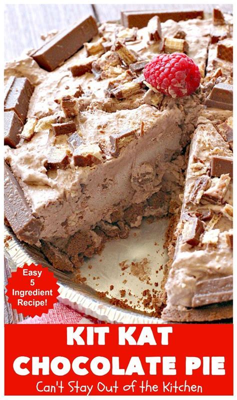 Deboned turkey, turkey meal, deboned chicken, chicken meal, peas, herring meal, chicken fat (preserved with mixed tocopherols), dried ground potatoes, tomato pomace, ground flaxseed, salmon oil. Kit Kat Chocolate Pie | Recipe in 2020 | Chocolate pies ...