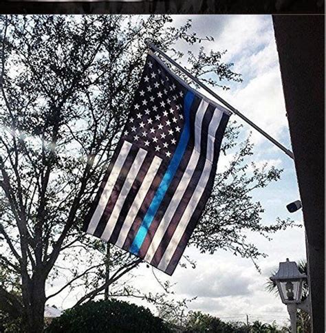 Thin Blue Line Usa Police Flags 3 Ft X 5 Ft Prw