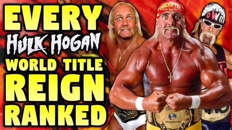 Every Hulk Hogan World Championship Reign Ranked From Worst To Best