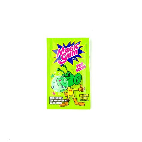 Magic Gum Mit Pop Rocks Apple 7g Candy Broski