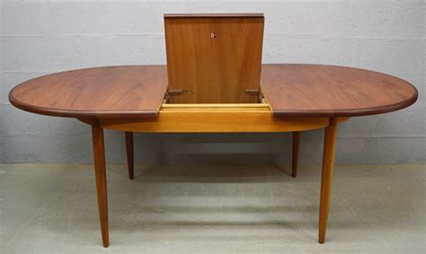 Mid Century Oval Extendable Teak Fresco Dining Table For G Plan 1960s