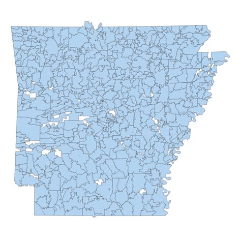 Zip Code Tabulation Areas 2013 Polygon Arkansas Gis Office