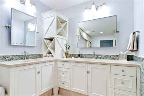 Transitional Bathroom Cabinets And Vanities Level Line Cabinets