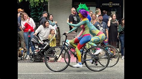 Fremont Solstice Parade Nude Bike Ride 2022 Slide Show No 1 YouTube