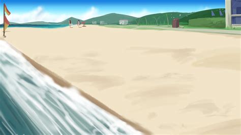 Anime Beach Background SF Wallpaper