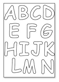 Free letters to print out. Letters To Print And Cut Out | 6a. Cut Out Letters - Downloads | Crafting hopes | Pinterest ...