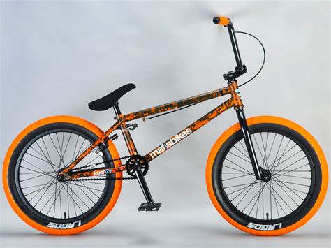 Bmx bikes are built for racing or freestyle riding. Mafiabikes Kush 2+ 20 inch BMX Bike Orange Splatter ...