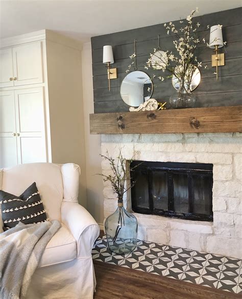 Simple Ways To Update A Fireplace Hip And Humble Style