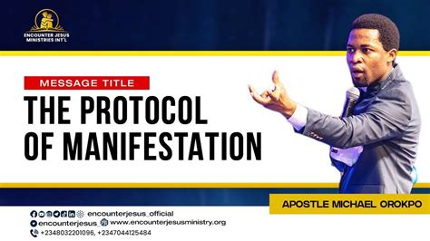 [Sermon] Apostle Michael Orokpo - Protocol of Manifestation - TodayGospel