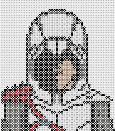 Assassin Creed Perler Beads Pixel Art Minecraft Dessin Petit Carreau
