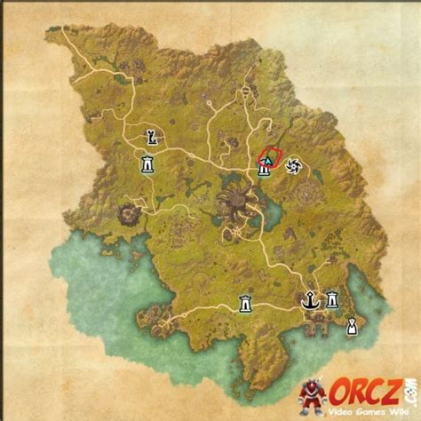 Eso Grahtwood Treasure Map Iii Orcz The Video Games Wiki