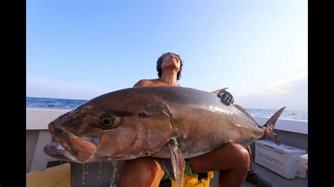 巨大魚を求めて日本最後の秘境 男女群島 へ 後編 Amberjack Big Fish Youtube