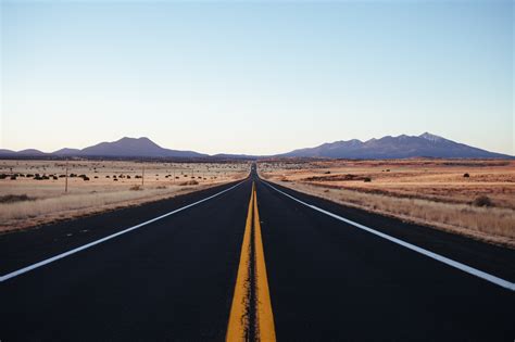 Wallpaper Road Street Trip Arizona Highway Down Middle