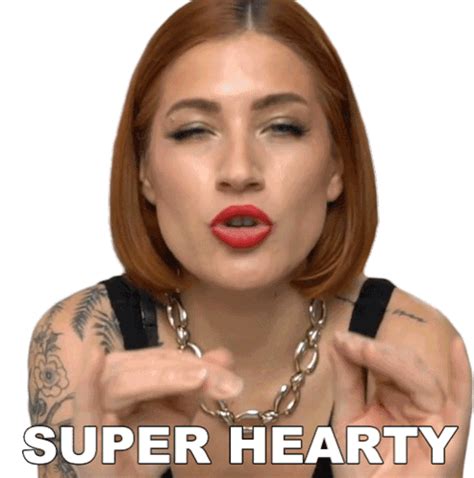 Super Hearty Candice Hutchings Sticker Super Hearty Candice Hutchings Edgy Veg Discover