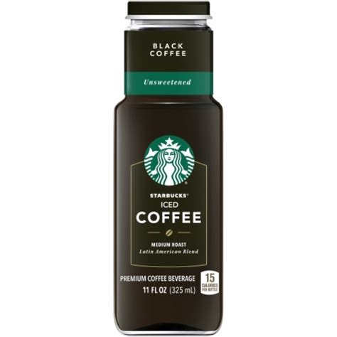 Starbucks Unsweetened Medium Black Roast Iced Coffee 11 Fl Oz Ralphs