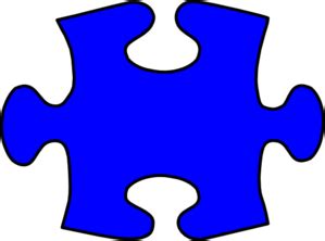 Autism vectors photos and psd files free download. Puzzle Piece Blue Clip Art at Clker.com - vector clip art ...