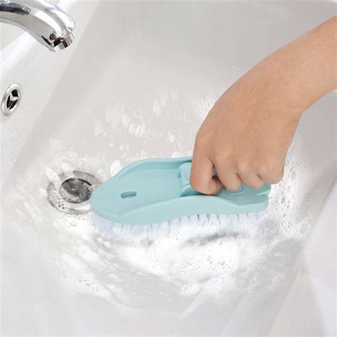 Extendable Tub And Tile Scrubber Removable Adjustable Long Handle