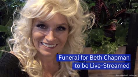 You Can Watch Beth Chapmans Funeral Video Dailymotion