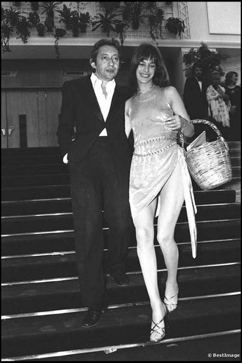 Jane Birkin And Serge Gainsbourg In Cannes On May B W Photo My Xxx Hot Girl