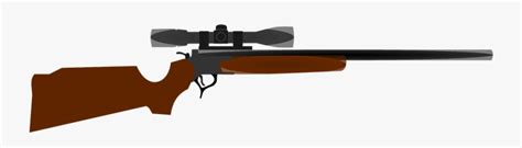 Hunting Gun Png Cartoon Rifle No Background Free Transparent
