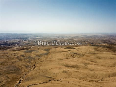 Har Karkom Plateau And Wilderness Of Paran From Northeast Aerial