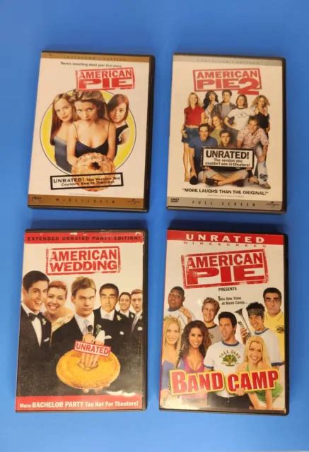 AMERICAN PIE DVD Collection 4 DVD Lot 1 2 American Wedding Band
