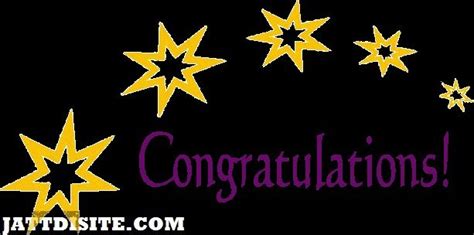 Congratulations With Star