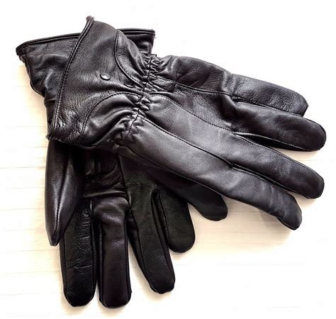 Black 100 Genuine Leather Gloves For Womens Online Style Hats
