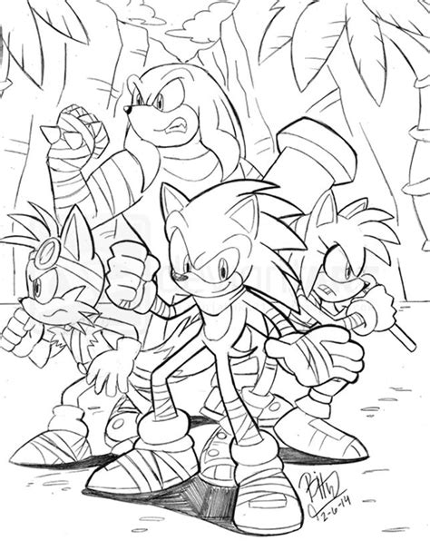 Sonic Boom By Ninjahaku21 On Deviantart Super Coloring Pages Sonic