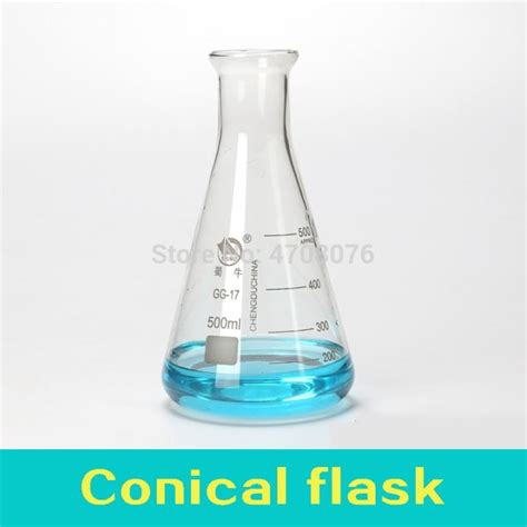 Glass Graduated Conical Flask Borosilicate Erlenmeyer Flask Pyrex