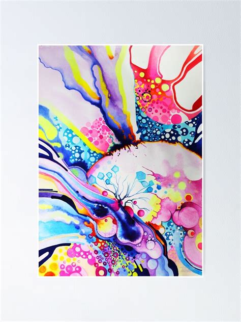 Infinite Flare Watercolor Painting Poster For Sale By Jeffjag