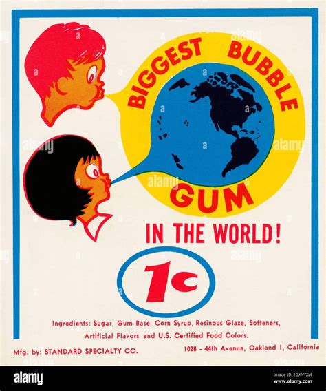 Biggest Bubble Gum Stock Photo Alamy