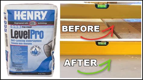 How We Leveled Our Floors Henry 555 Self Leveling How To Use