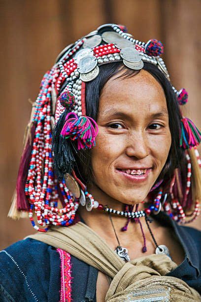 Laos Muang La Oudomxay Province A Woman From The Minority Akha