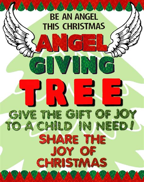 The Giving Tree Fundraising Poster Fundraising Poster The Giving Tree