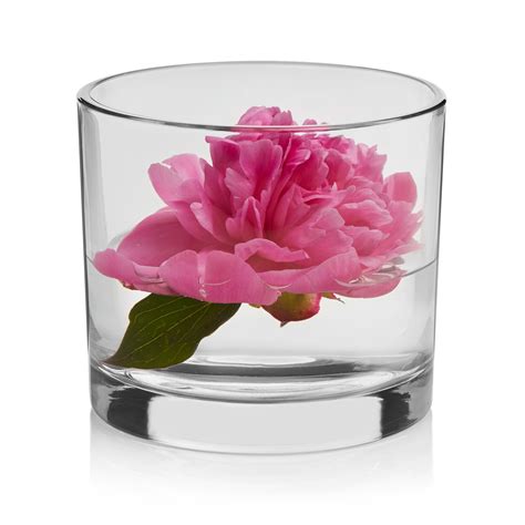 Libbey Capstan Cylinder Glass Vase 4 5 Inch Set Of 4
